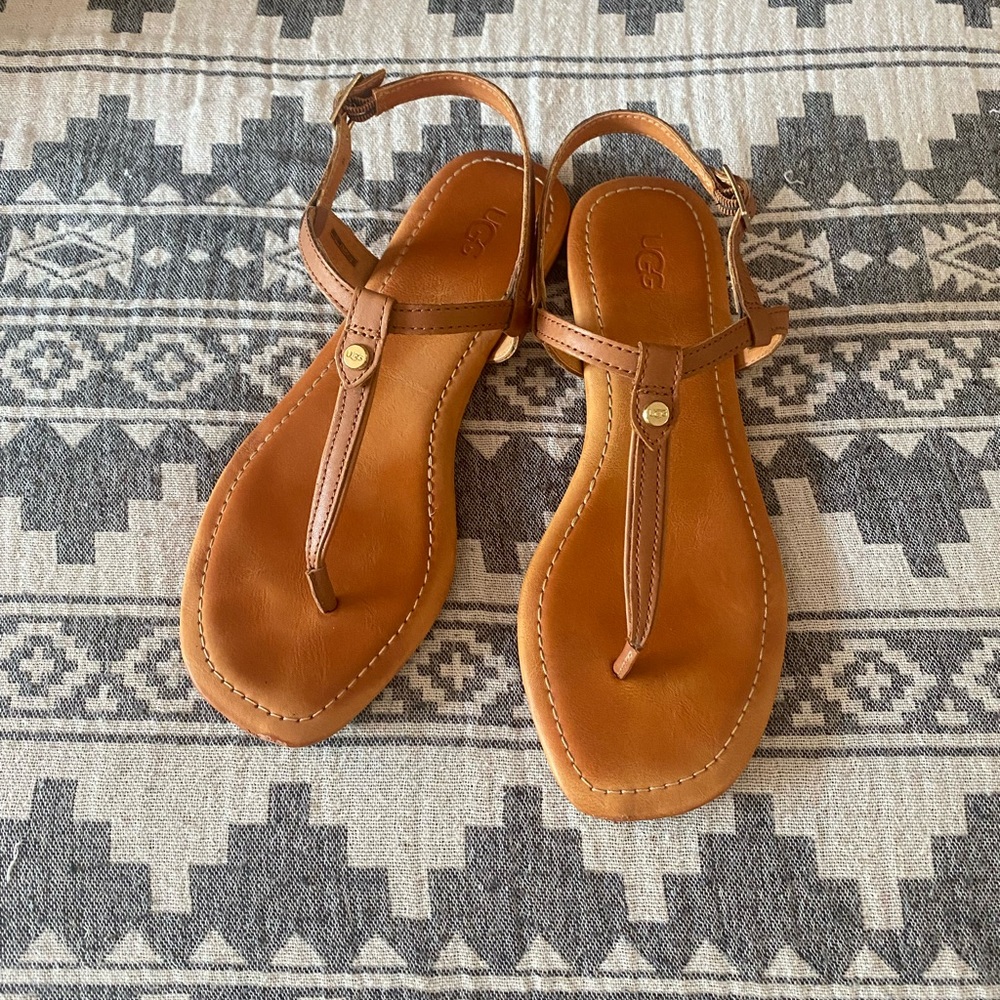 UGG leather sandals